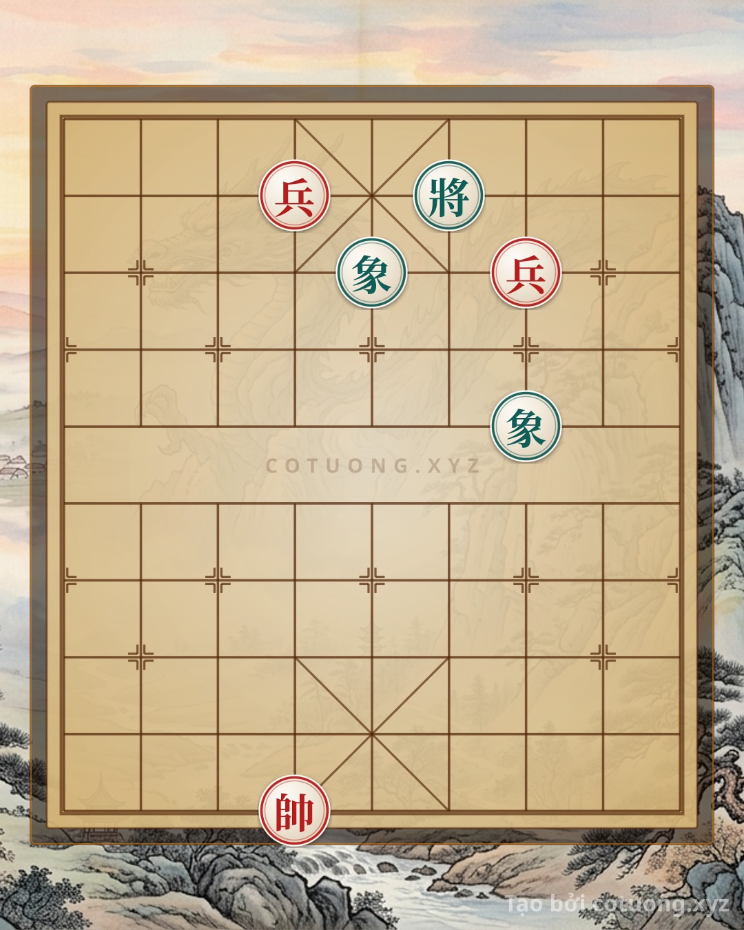 Challenge: Xiangqi: The 'Two Pawns Attack Two Bishops' Opening - Winning Strategy - Can you solve it?