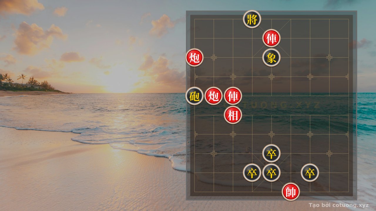 Thế cờ: A Beautiful Xiangqi Game: The Secret of 'Red Chariot on File 5' Beating Black Cannon on File 1 — Cờ Tướng Online