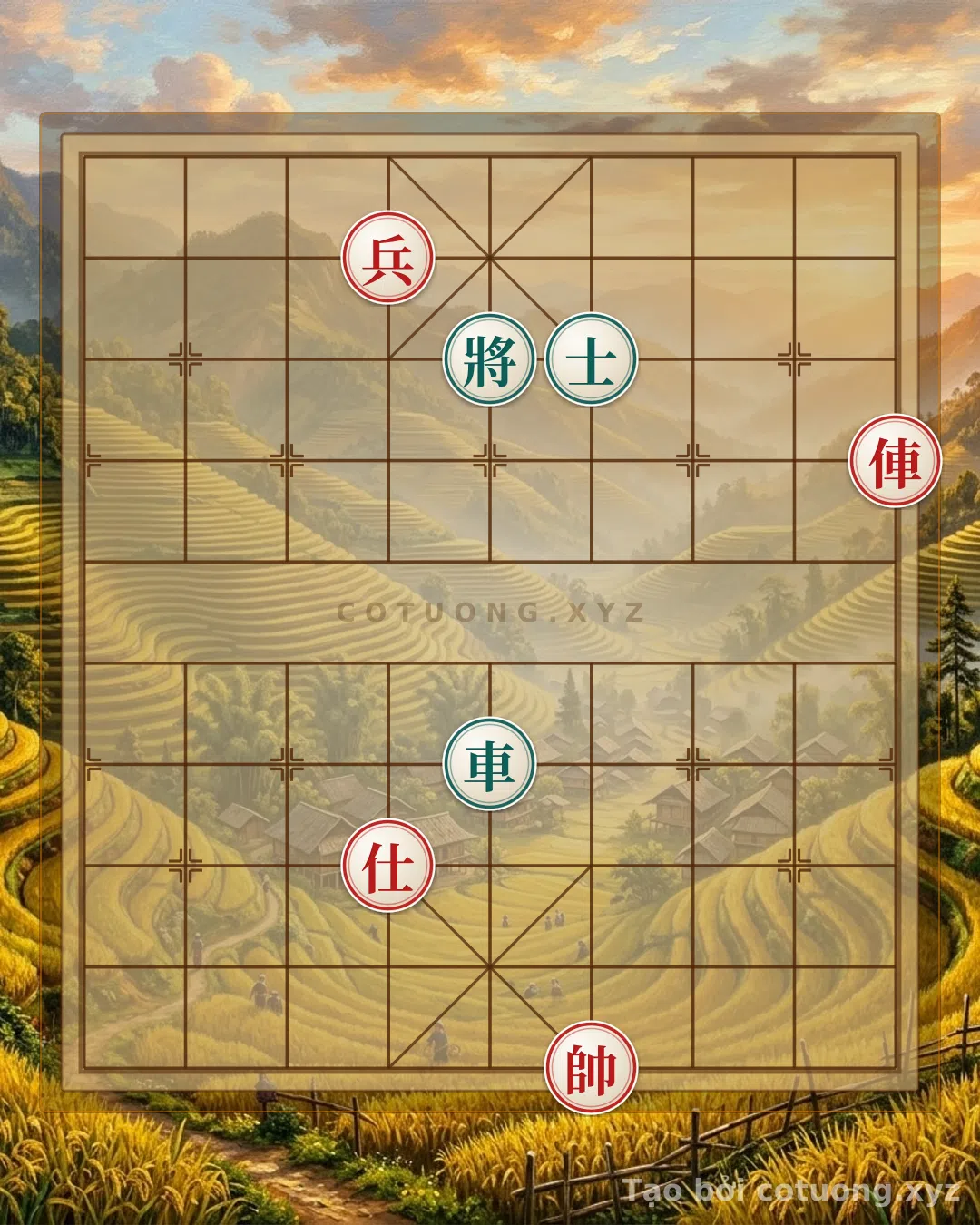 Thế cờ: The Mystery of the Red Pawn on File 6: The Battle of Life and Death Between the Chariot and the General — Cờ Tướng Online