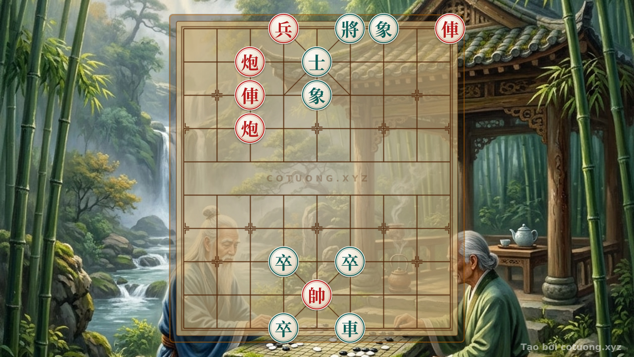 Thế cờ: Red Strategy Attack: Defeating the Black General in a 6-10 Opening - Tips from Master and AI — Cờ Tướng Online