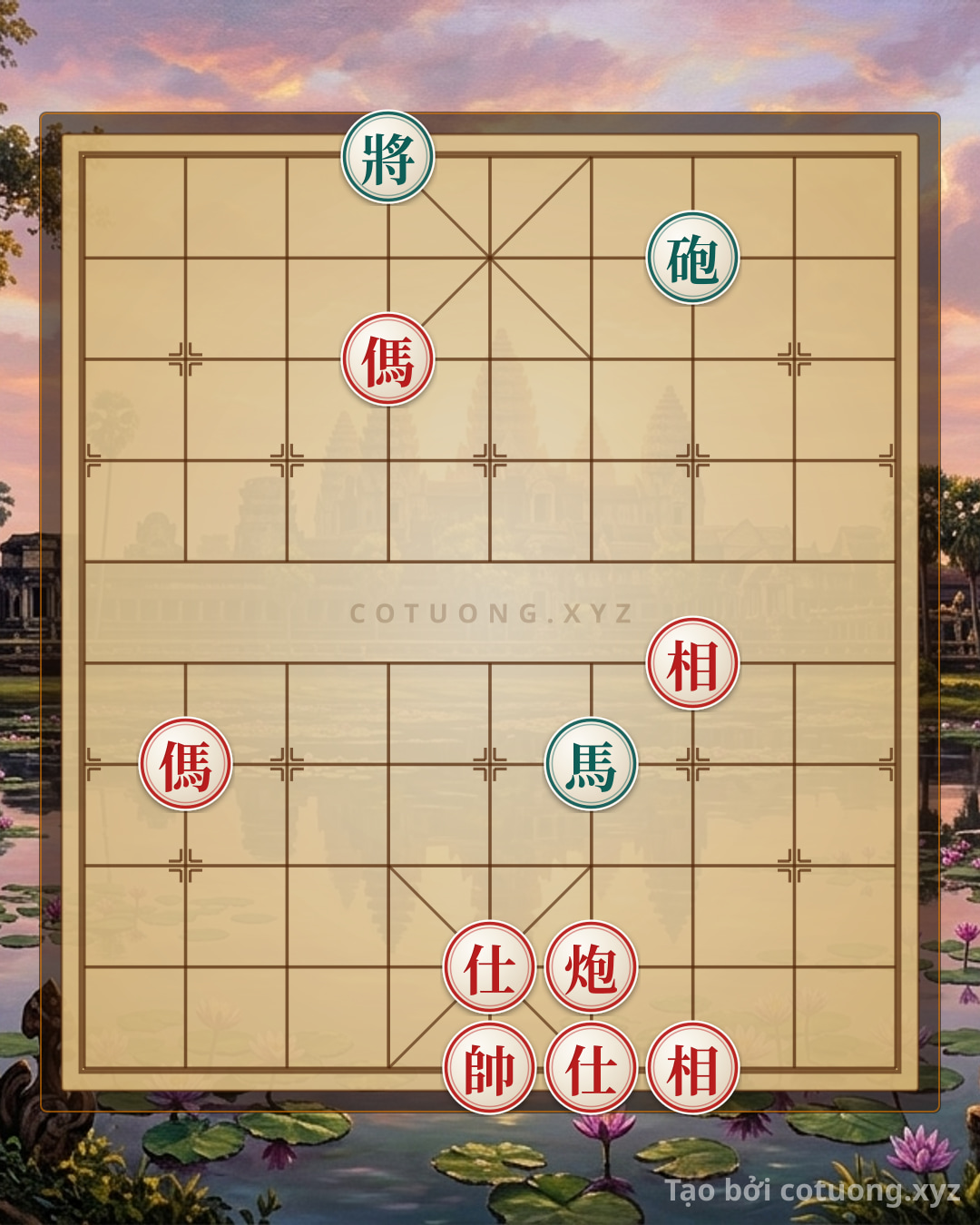 Challenge: Endgame Mastery: Double Horse vs. Cannon - Speed Checkmate in 5 Moves - Can you solve it?