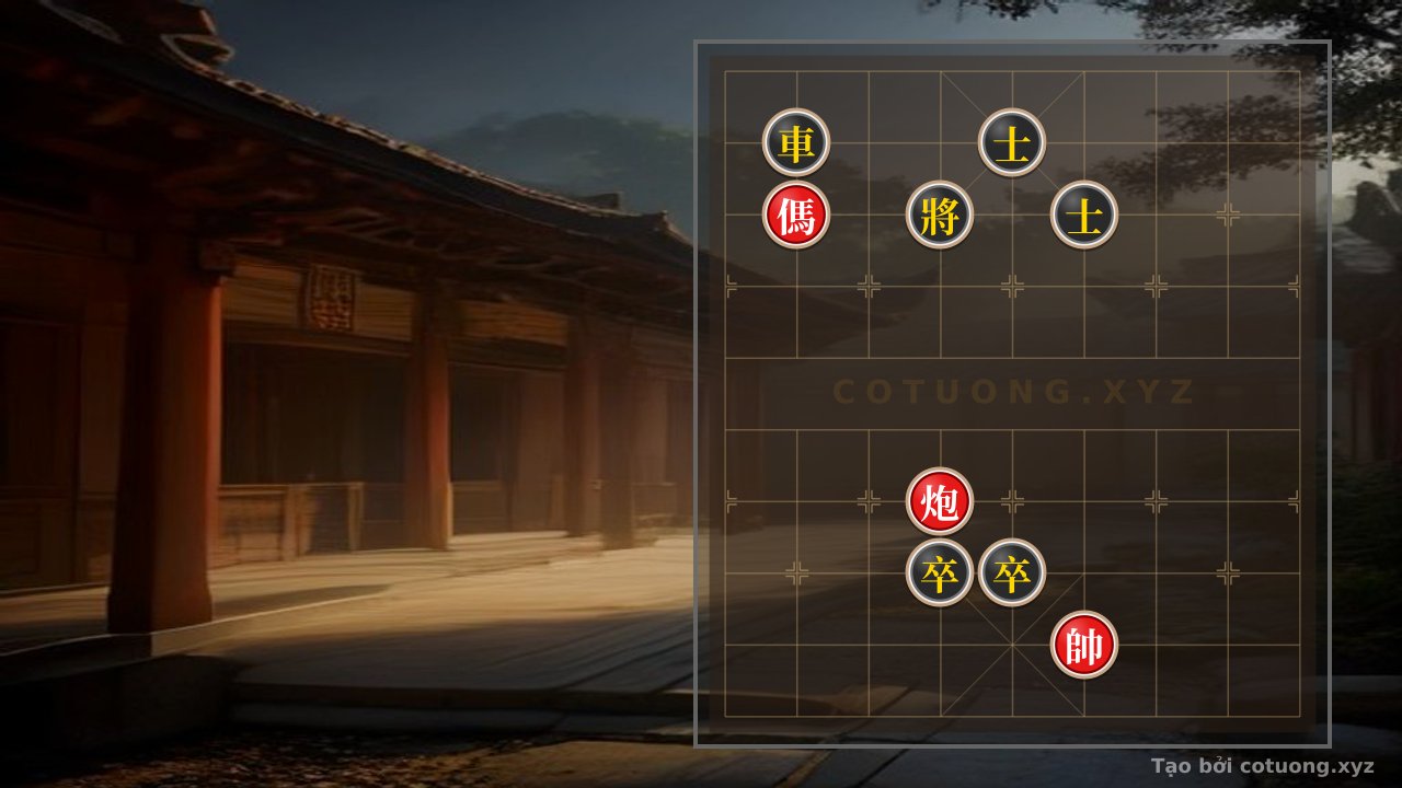 Thế cờ: Hidden Trap of the Rook on File 2: When the Cannon Strikes Through the Pawn's Frontline — Cờ Tướng Online