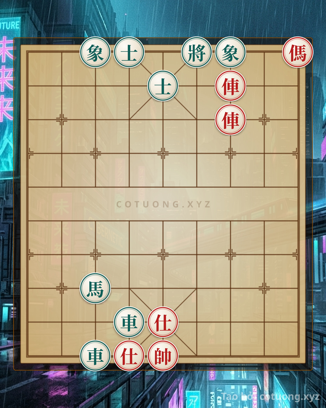 Challenge: Xiangqi Position 'Empty Cannon Rush' - Strategy of Directly Attacking the Black's Heart (File 10) and the Terrifying Horse Interlocking Trap (6/10) - Can you solve it?