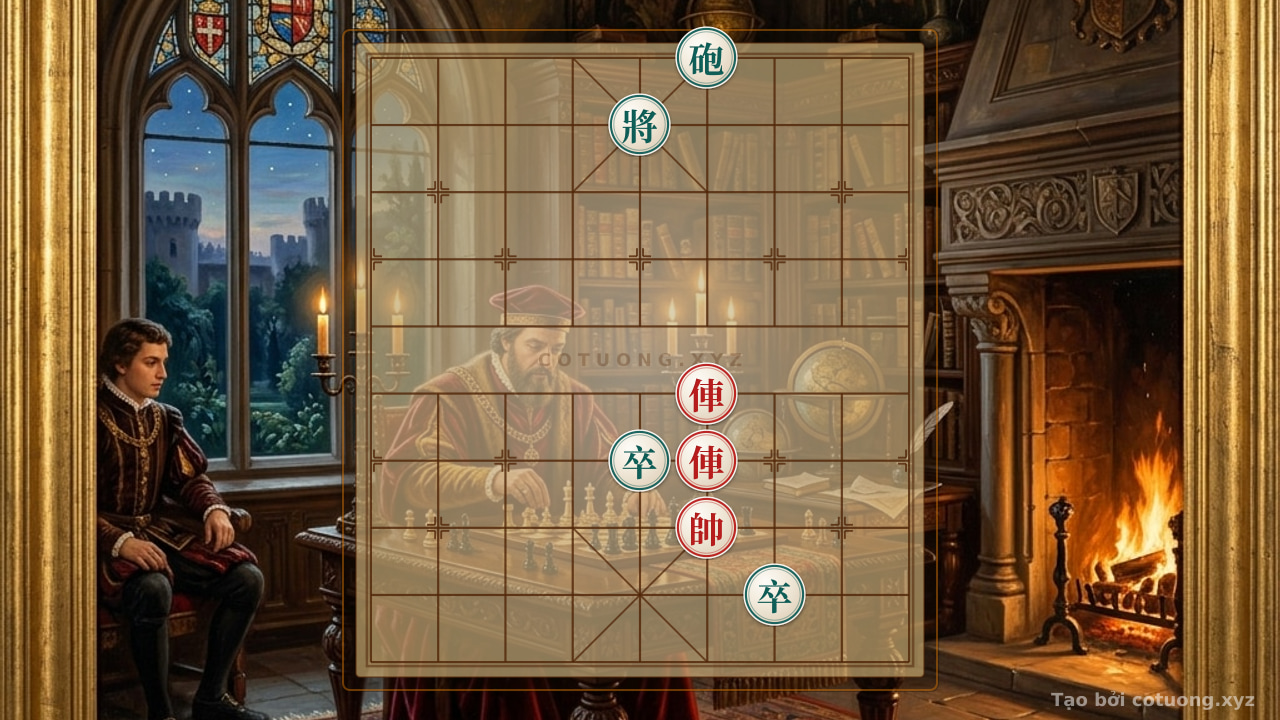 Thế cờ: Red General: The Strategy of Black Chariot and Red Cannon in the '1 Chariot 2 Pawns' Formation — Cờ Tướng Online