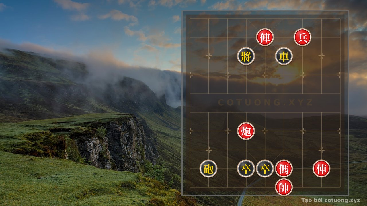 Challenge: Xiangqi Online: Red Chariot on 5th Rank Threatens Black General - Can you solve it?