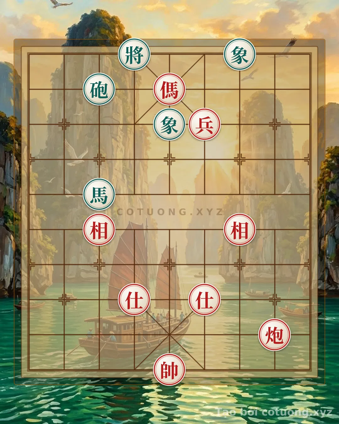 Thế cờ: The 'Pháo Mã Chốt 2Sĩ 2Tượng' Strategy - The Most Brutal Opening in Xiangqi — Cờ Tướng Online