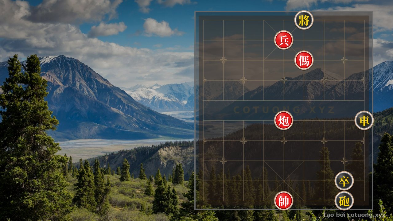 Thế cờ: Xiangqi: Black Chariot vs. Red Cannon in the Empty Cannon Formation, Lightning-Fast Checkmate Strategy — Cờ Tướng Online