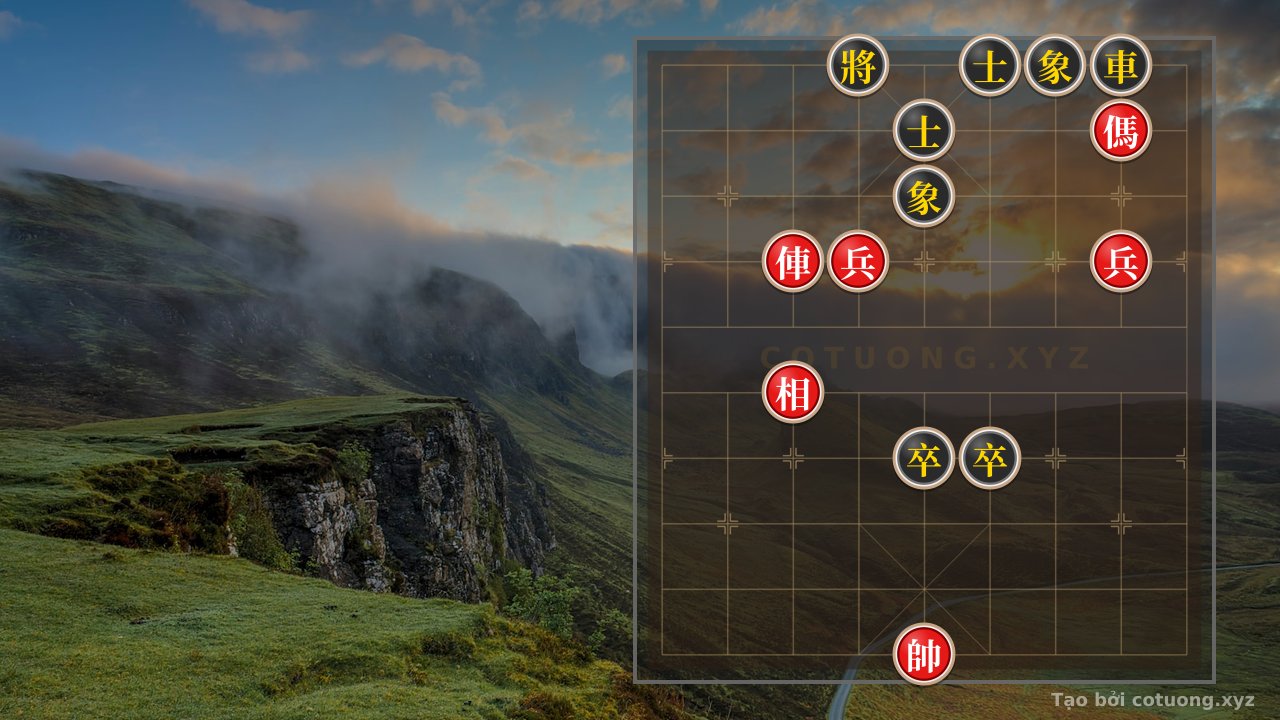Thế cờ: Xiangqi: Red's Horse to 2,9 - 'Sát pháp' Strategy in the 'Song mã giao chân' Formation — Cờ Tướng Online