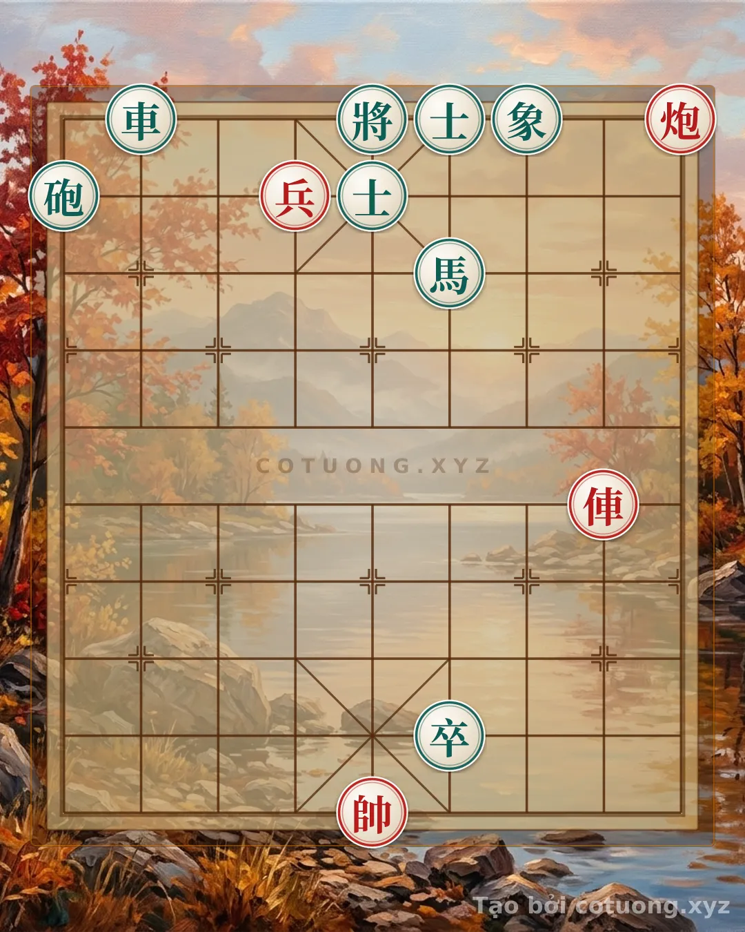 Thế cờ: The Lonely Red Chariot: A Life-and-Death Battle on the Xiangqi Board — Cờ Tướng Online