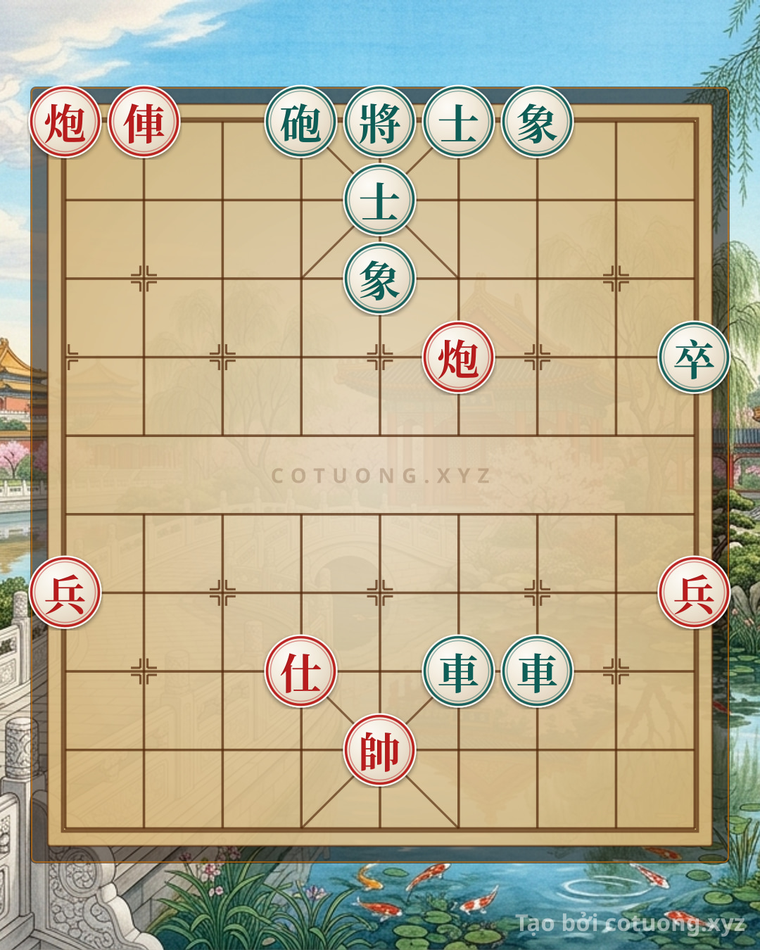 Challenge: Opening Strategy: 2Rooks 2Cannons 2Pawns vs. 2Rooks Cannon Pawn 2Advisors 2Elephants - Basic Tactics for Beginners - Can you solve it?
