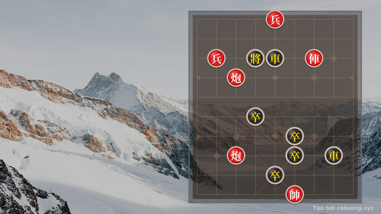 Thế cờ: Defensive Counterattack Strategy: How Red Uses the Rook on File 3 and Cannon on File 7 to Counter Black's 'Rook Charge' in the 'Rook vs. Cannon' Formation — Cờ Tướng Online