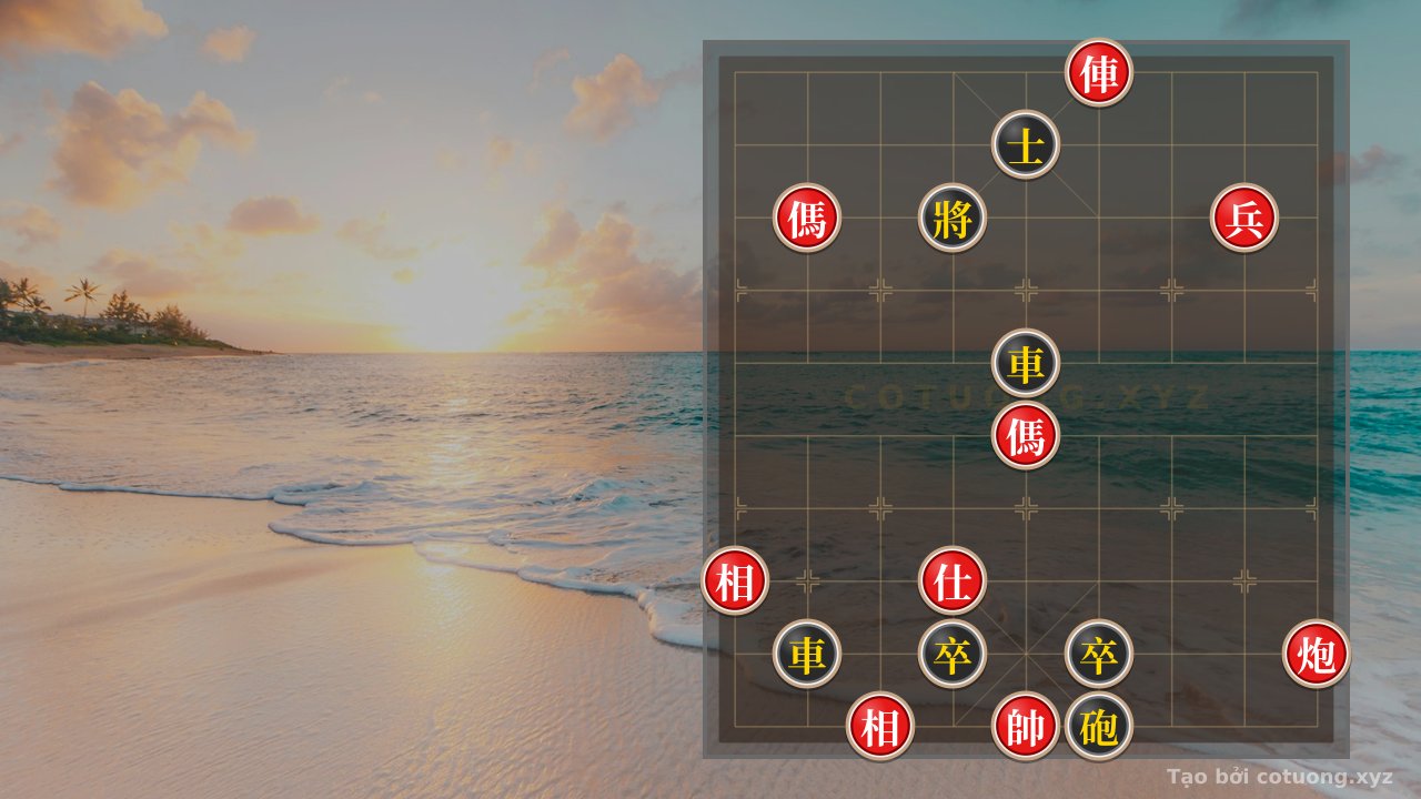 Thế cờ: The Ultimate Guide to the Classic Endgame: Rook Cannon Double Horses Crush Black's Fortress in 3 Moves — Cờ Tướng Online