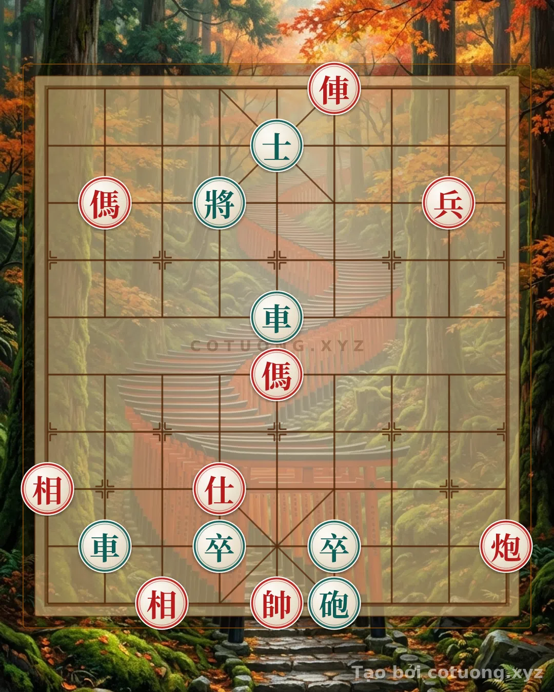 Thử Thách: Bí Kíp Phá Giải Thế Cờ Tàn Kinh Điển: Xe Pháo Song Mã Đánh Sập Lũy Đen Trong 3 Nước Đi - Bạn có thể giải được?
