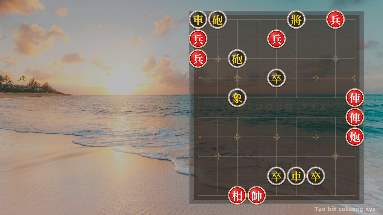 Thế cờ: Xiangqi XYZ: Black Chariot Escapes the Trap, Red Cannon Waits for the Move — Cờ Tướng Online