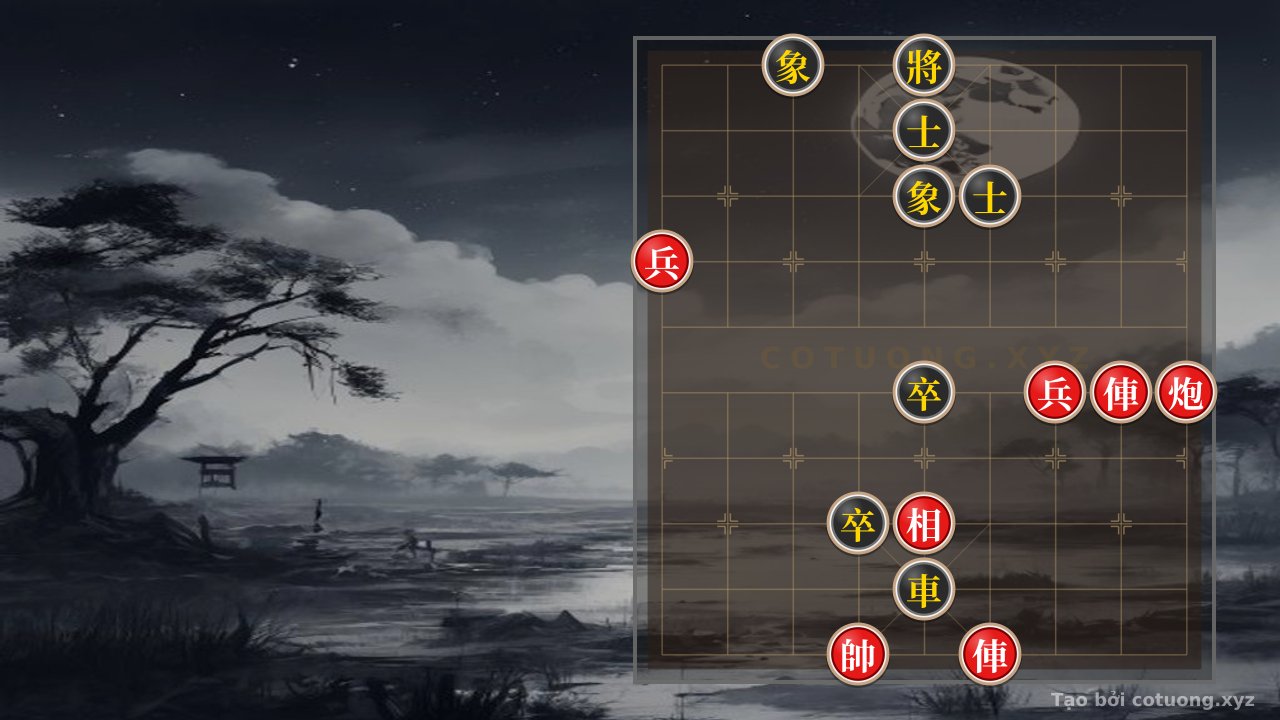 Thế cờ: Super Difficult Xiangqi Position Analysis: Red Chariot Thrust, Black General in Peril — Cờ Tướng Online