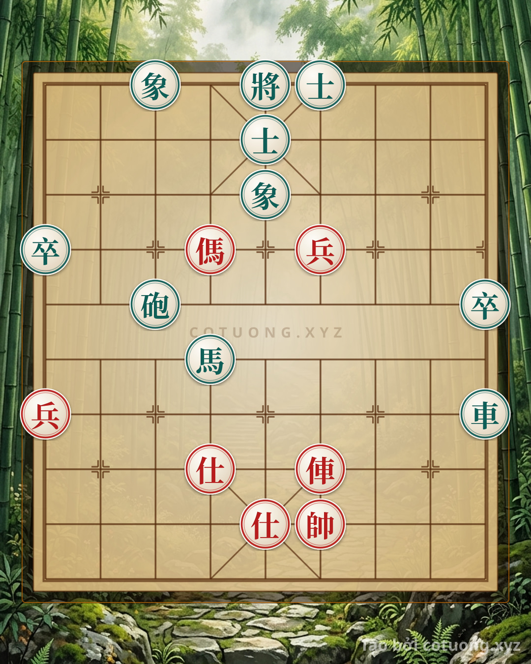 Challenge: The Red Base: Black Chariot at 9 Attacks Straight at the Red General - Chinese Chess for Beginners - Can you solve it?