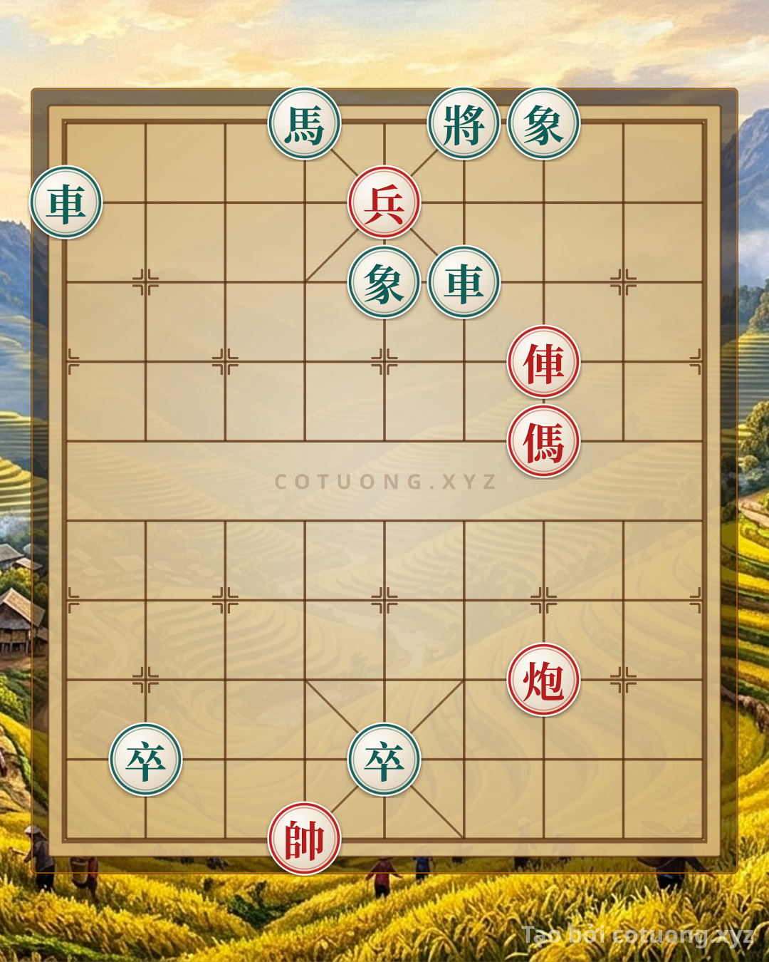 Challenge: Black and Red Trap: Black Rook Lies in Wait for the Empty Cannon, Red Horse Leaps to the King - Can you solve it?