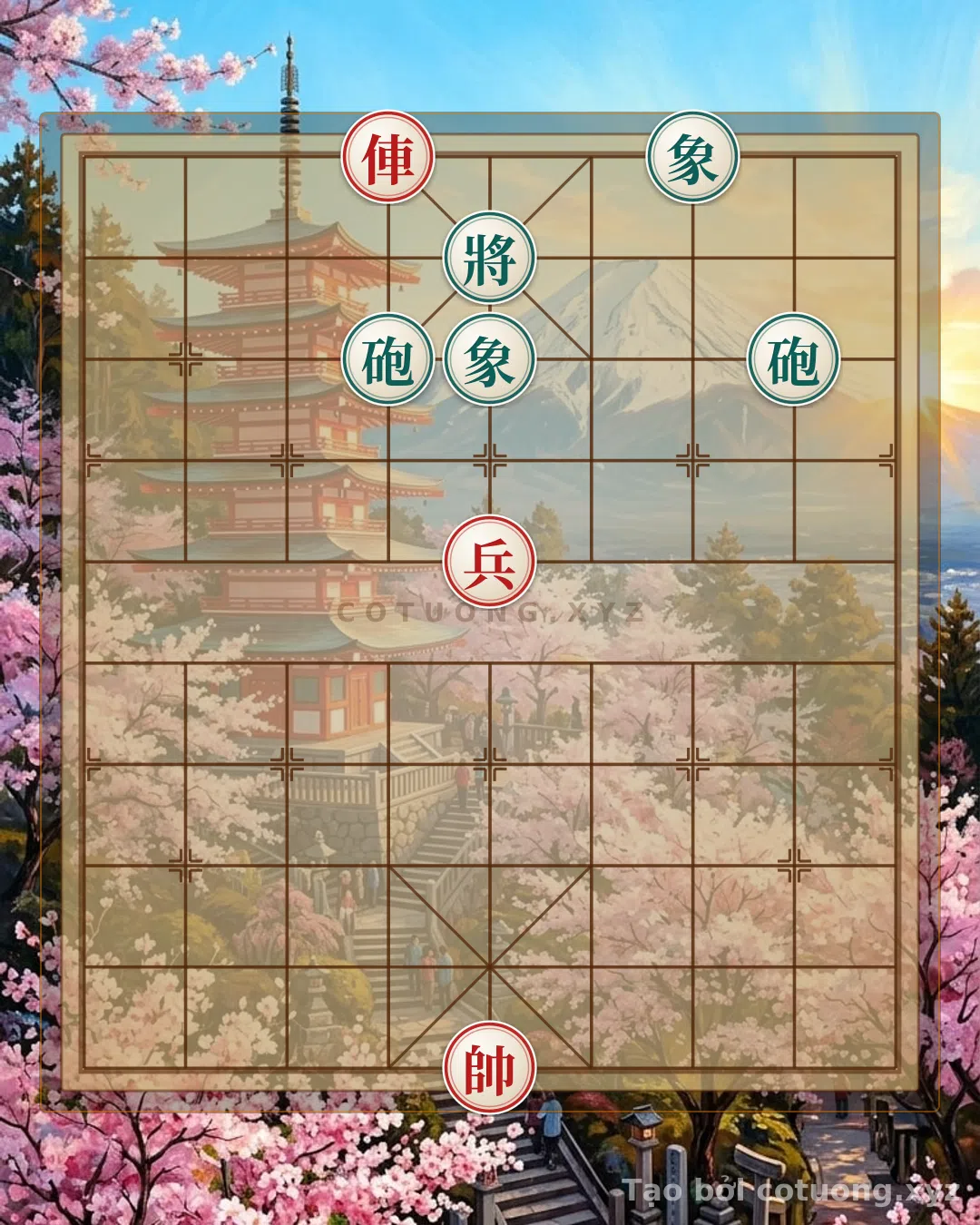 Challenge: The Red Chariot's Escape Trick: How to Reverse the Game When Trapped on All Sides - Can you solve it?