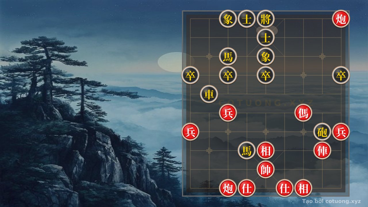 Thế cờ: Xiangqi Pro Tips: When the Red Chariot Meets the Black Cannon - A Life-and-Death Battle on File 2 and File 8 — Cờ Tướng Online