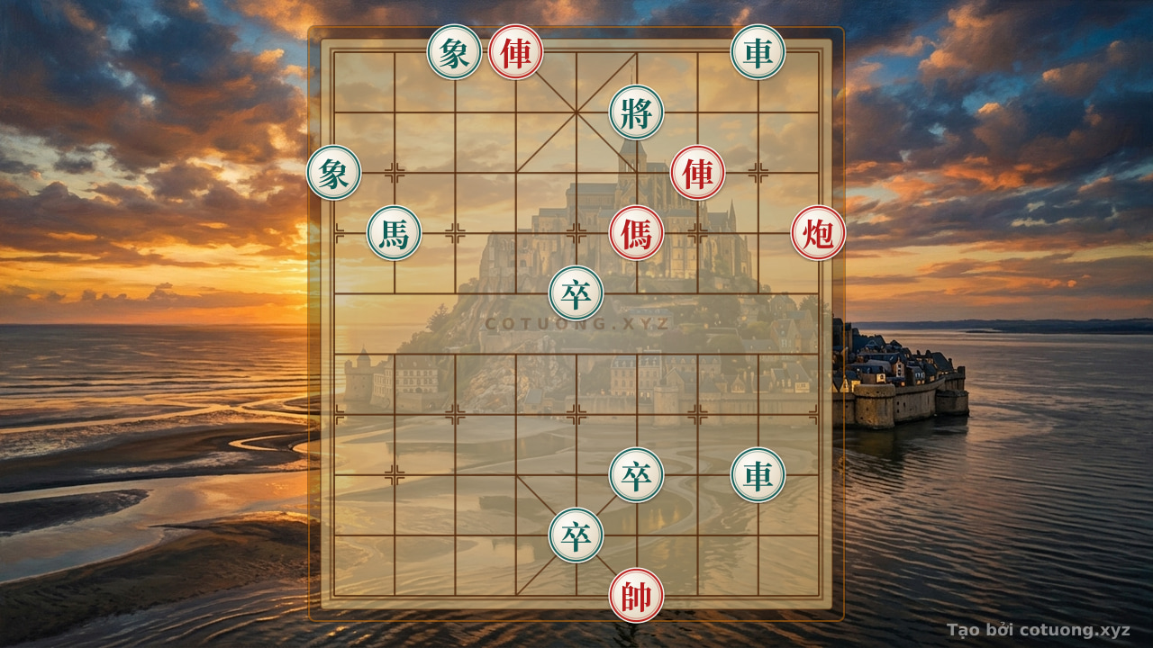 Thế cờ: Red General Chess: Controlling Strategy from Double Rook Position - Lessons from the Battle of Xich Bi — Cờ Tướng Online