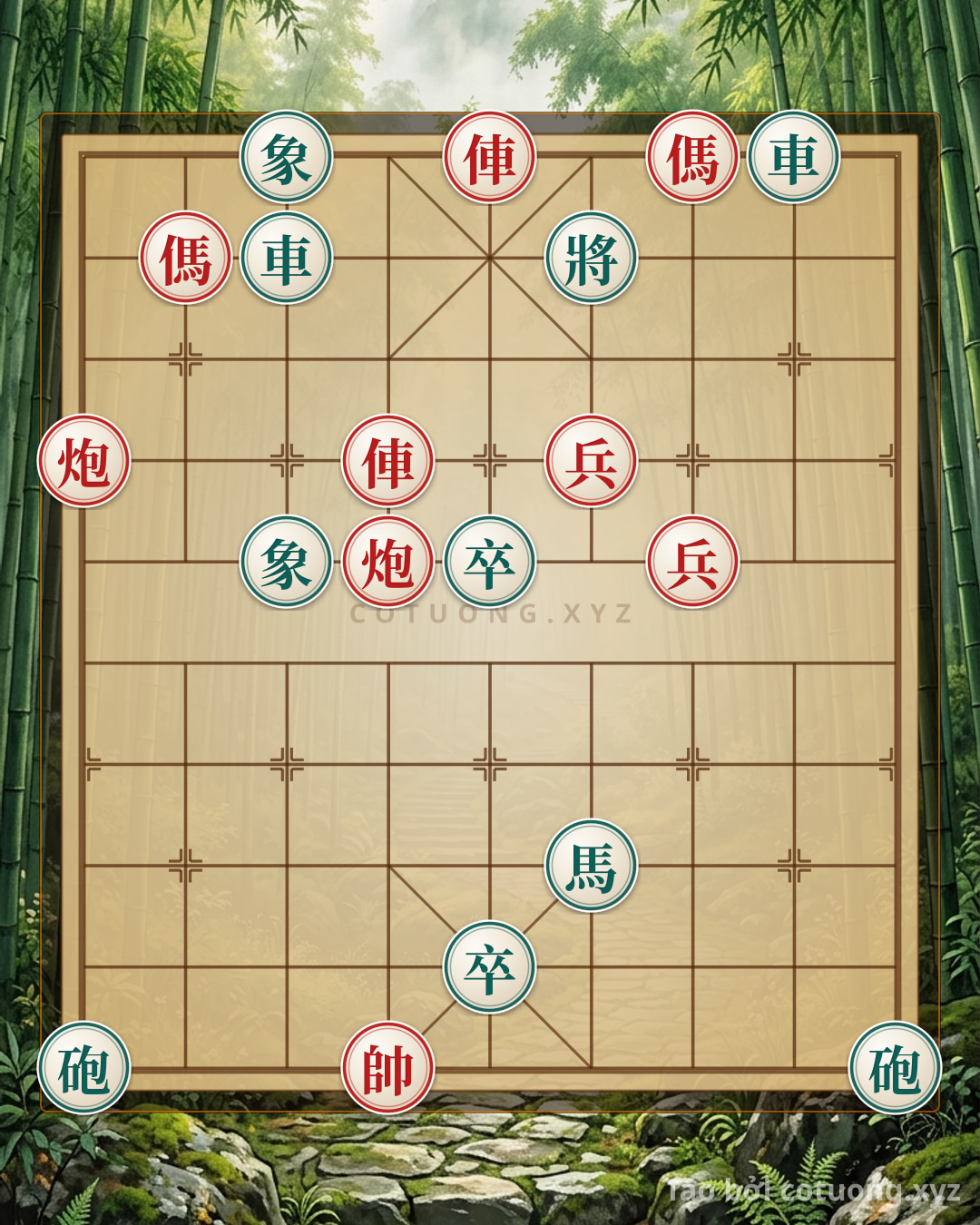 Challenge: Analyzing the Most Difficult Xiangqi Position: Black Under Pressure, Red Dominating the Board - Can you solve it?