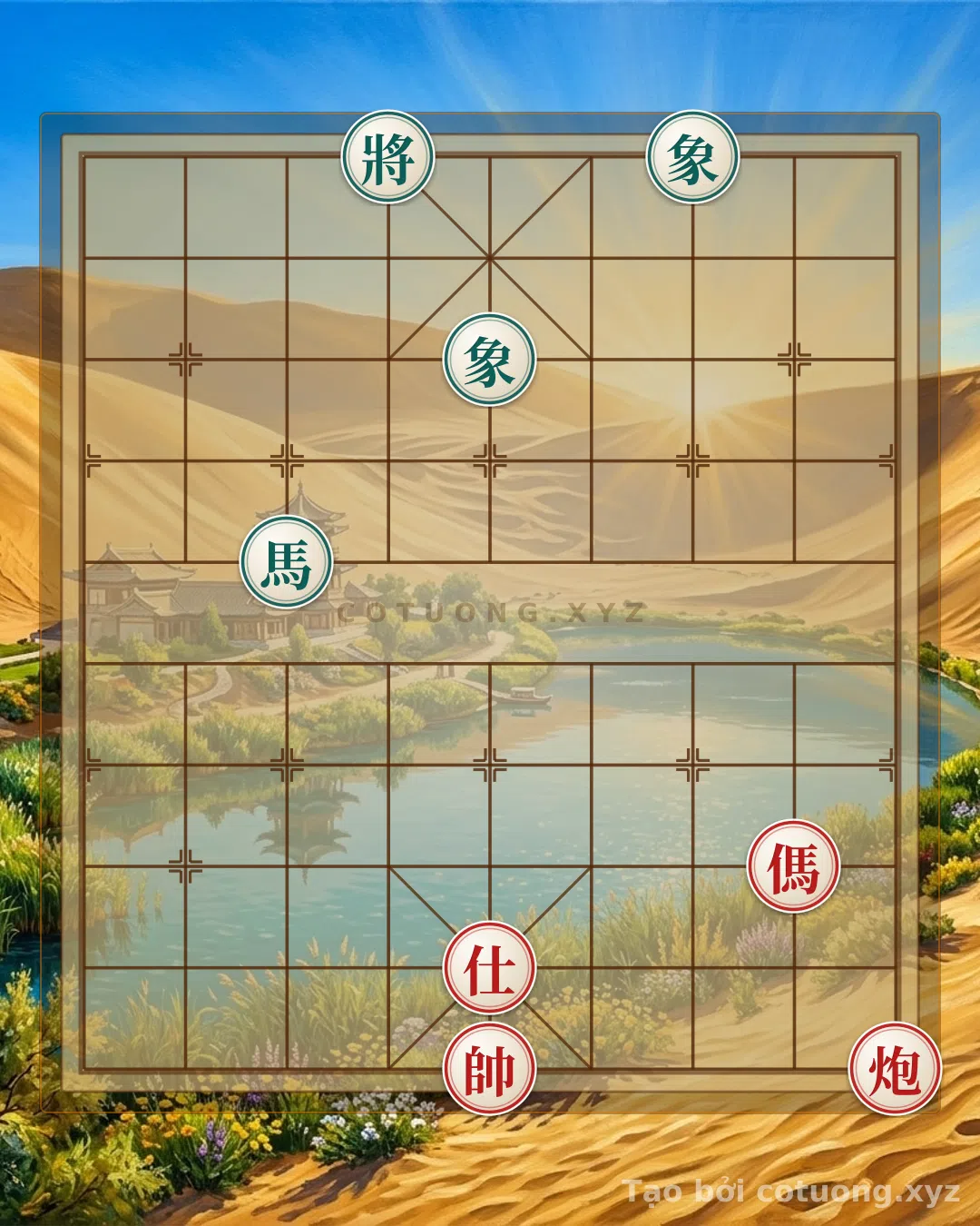 Challenge: Quick Winning Tactics in the Double Horse Face Formation - Xiangqi - Can you solve it?