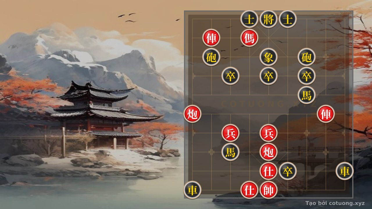 Thế cờ: Xiangqi Master Strategies: Peak Tactics for the Red Player — Cờ Tướng Online