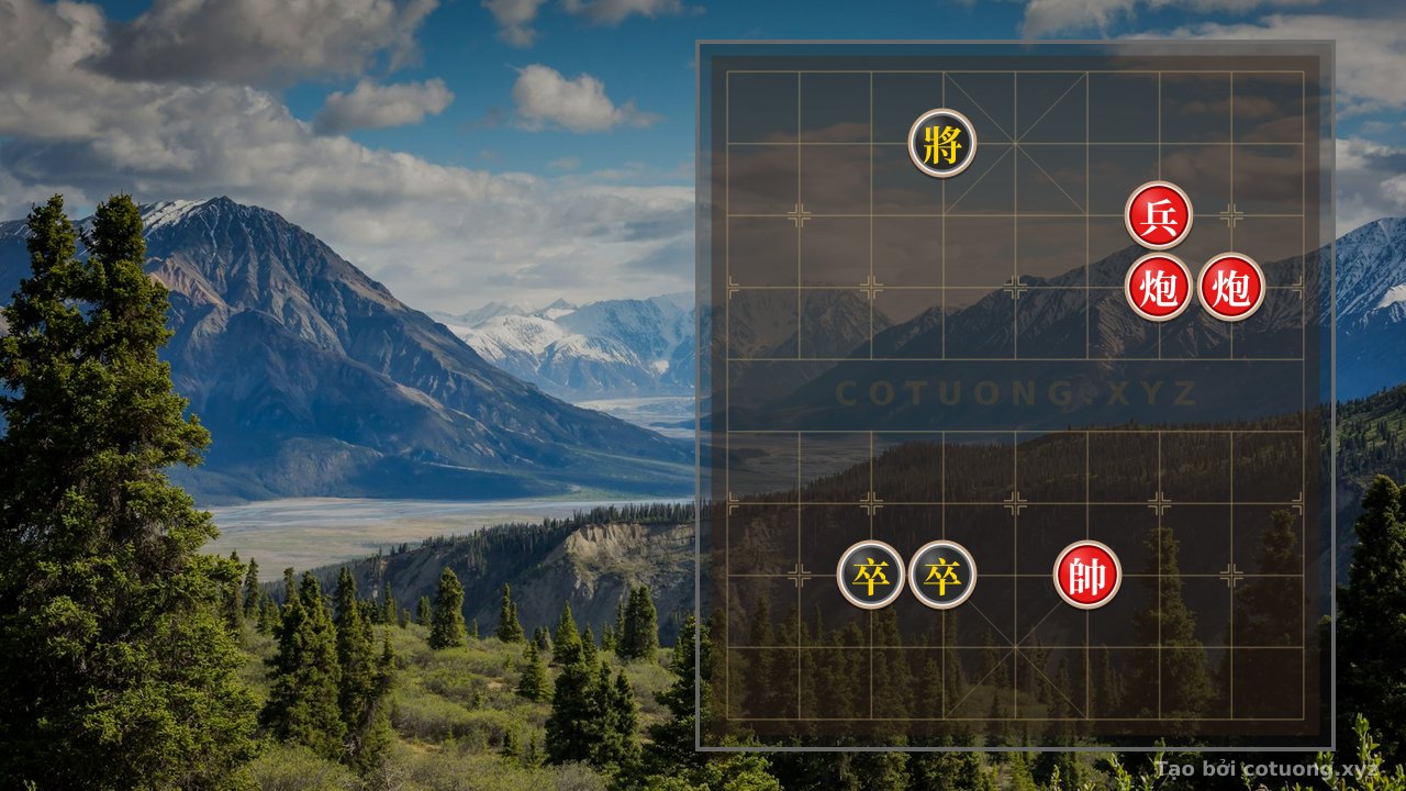 Thế cờ: Xiangqi Super Hard: Red's Tactical Breakthrough to Shatter Black's Defense — Cờ Tướng Online