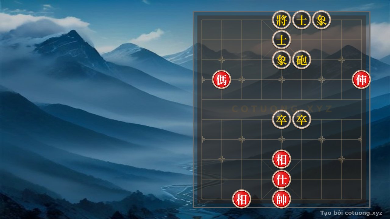 Thế cờ: Defensive Counterattack Strategy: Neutralizing the Red Horse's Threat on File 8, Rank 7 in a Critical Position — Cờ Tướng Online