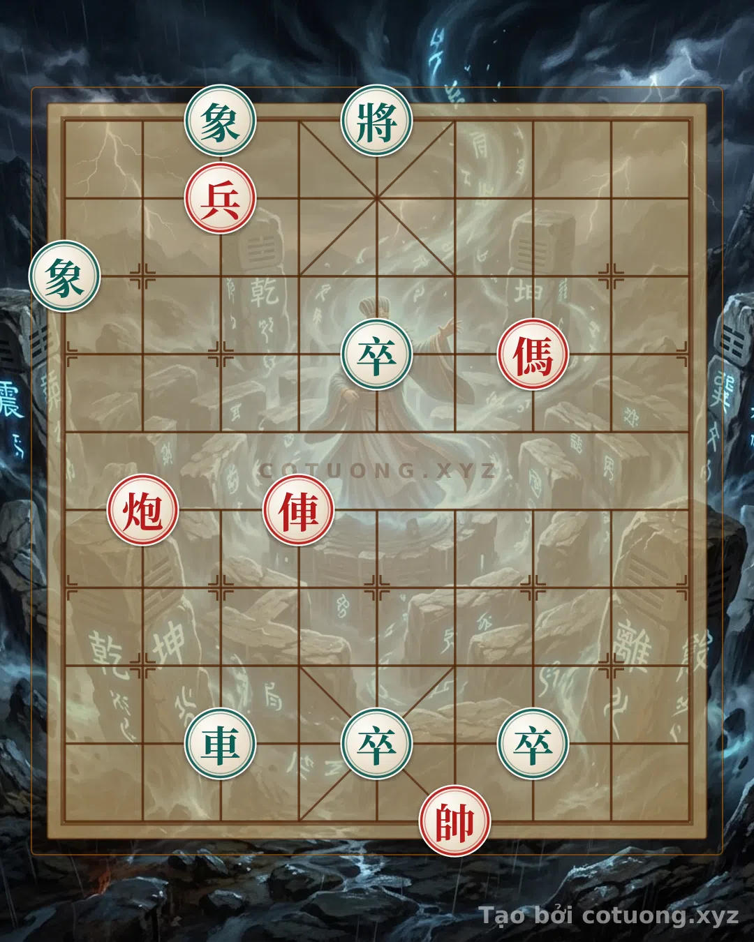 Thế cờ: The 'Single Chariot vs. Three Pawns' Strategy – The Red Army's Counterattack Like the Battle of Xichibi — Cờ Tướng Online