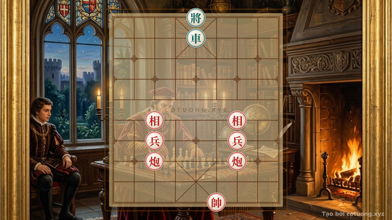 Thế cờ: Mystical Chess Tactics: Mastering the Double Cannon, Double Pawn, and Double Elephant Formation to Crush the Black Chariot - Deep Strategy Like the Ocean — Cờ Tướng Online