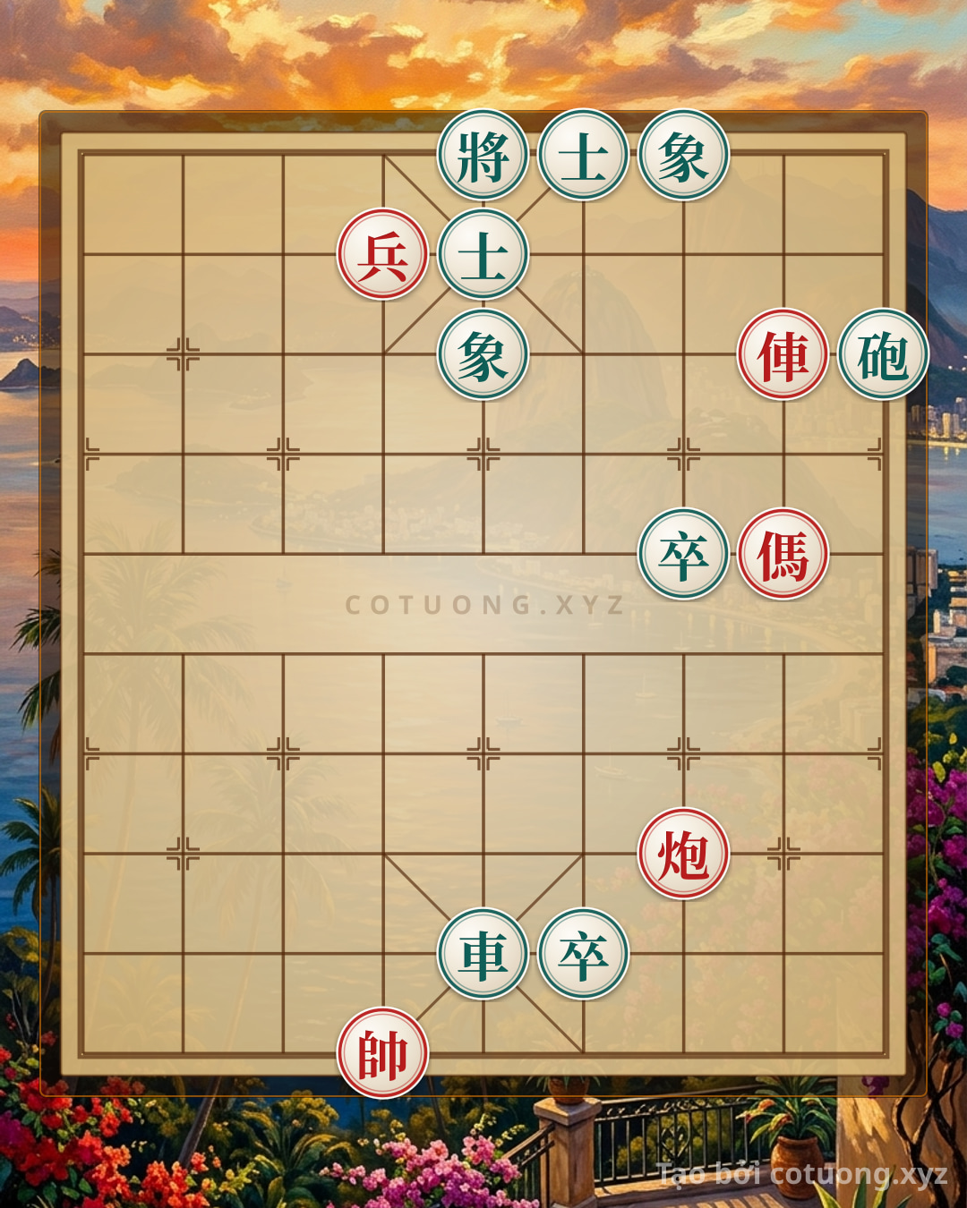 Challenge: Xiangqi: Defensive Tactics for the Black Advisor in the 'Red Chariot Exposed 2' Formation - Can you solve it?