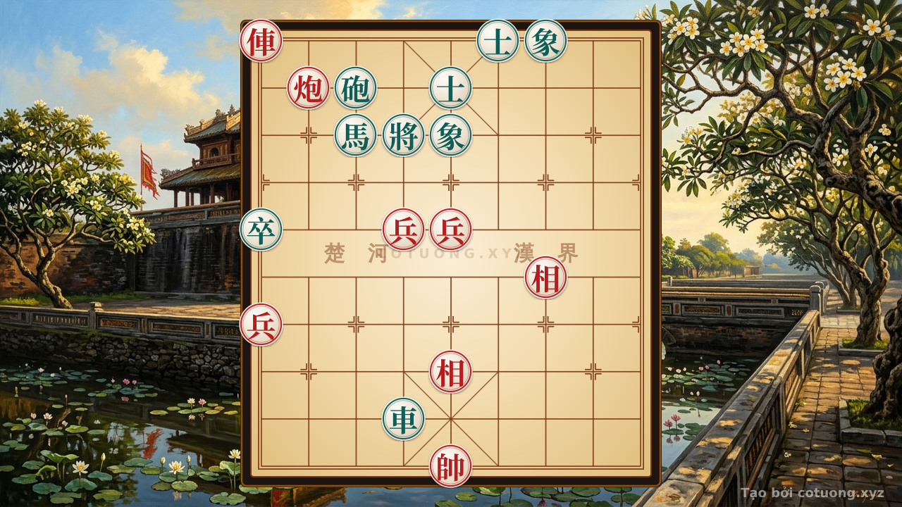 Thế cờ: The 'Red Chariot on the 9th File' Formation - Lessons in Patience and Counterattack in Xiangqi — Cờ Tướng Online