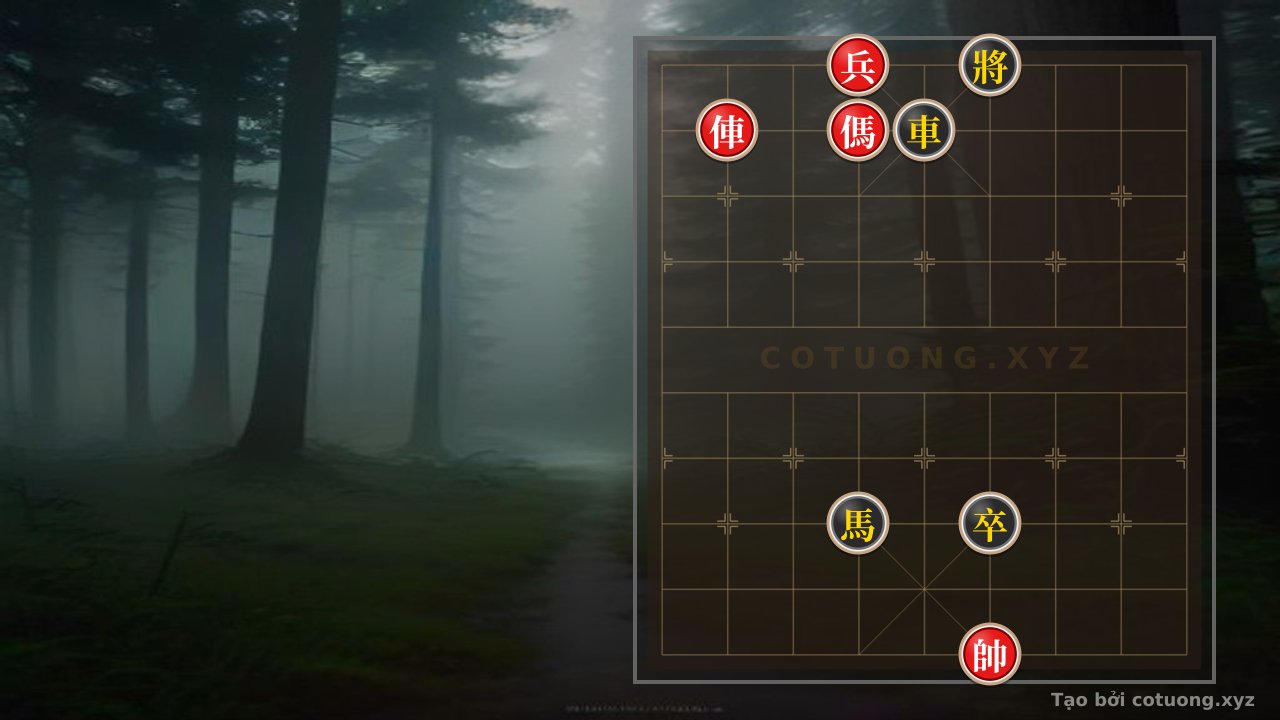 Thế cờ: Xiangqi Master: The Red Chariot's Encirclement, Black Pawn's Escape — Cờ Tướng Online