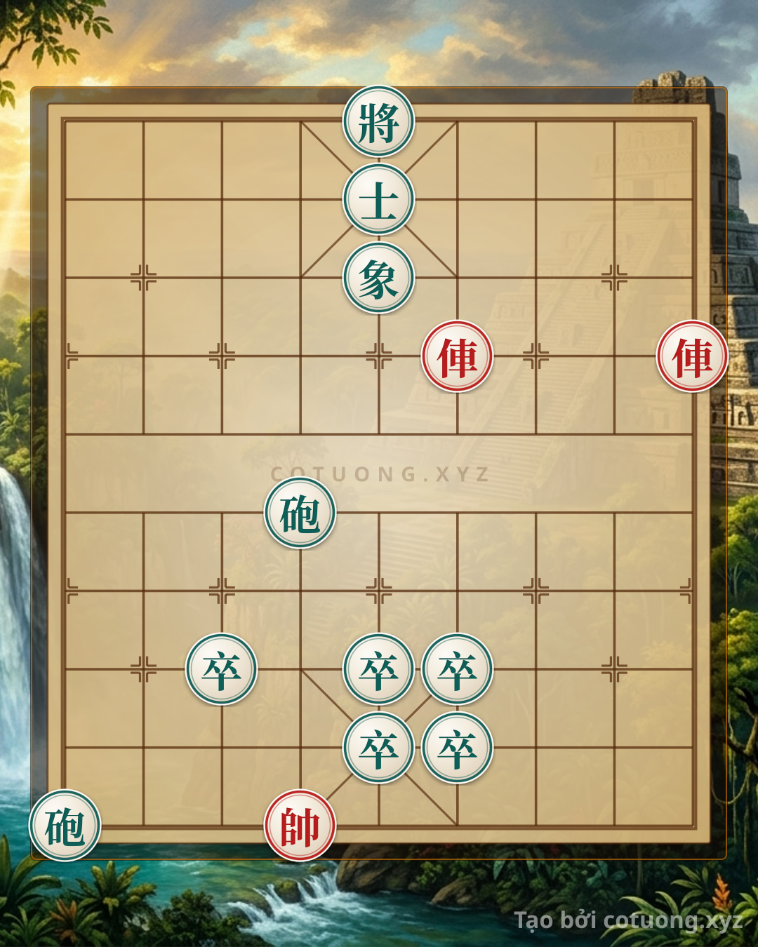 Challenge: Red General's Breakthrough: The Tactics of the Piercing Chariot and the Empty Cannon - Can you solve it?