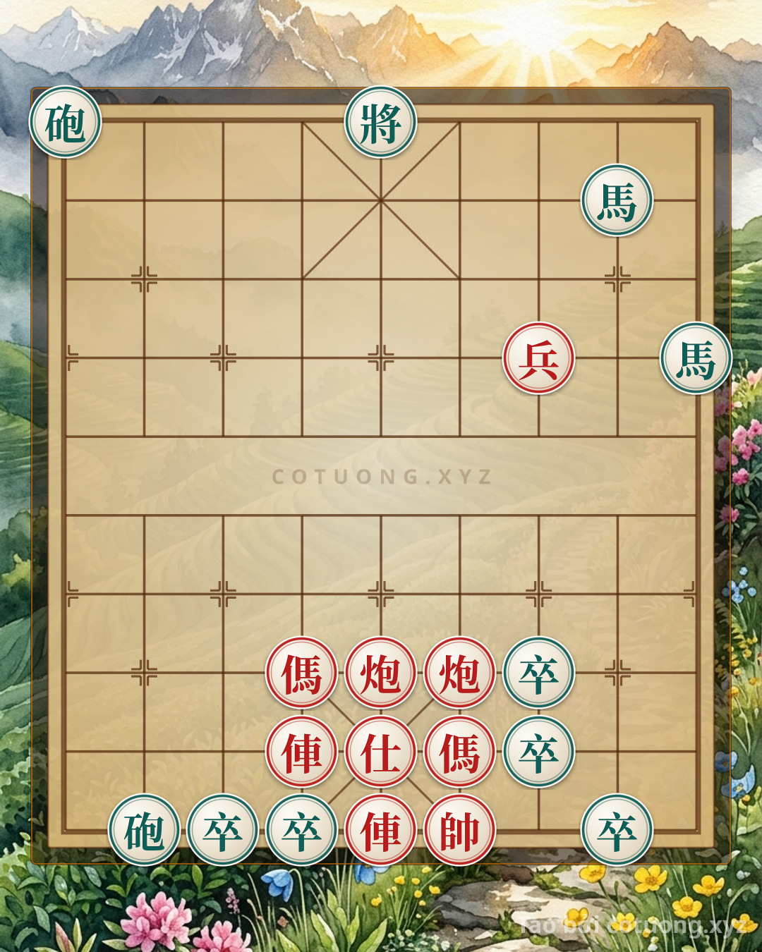 Challenge: Xiangqi: The Red Army's Crushing Breakthrough of the Black Fortress - A Lesson in Life and Death in 5 Moves - Can you solve it?