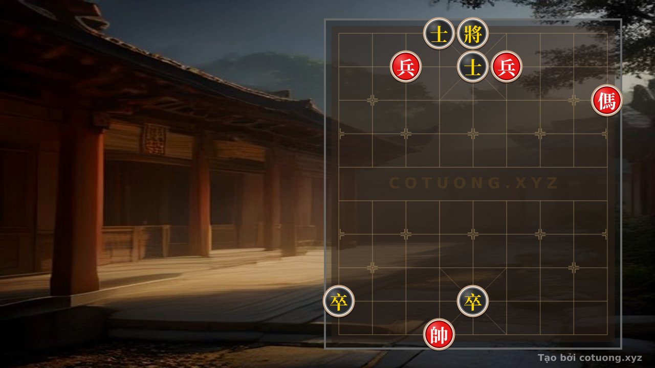 Thế cờ: Xiangqi: Red's Checkmate Strategy in 3 Moves — Cờ Tướng Online