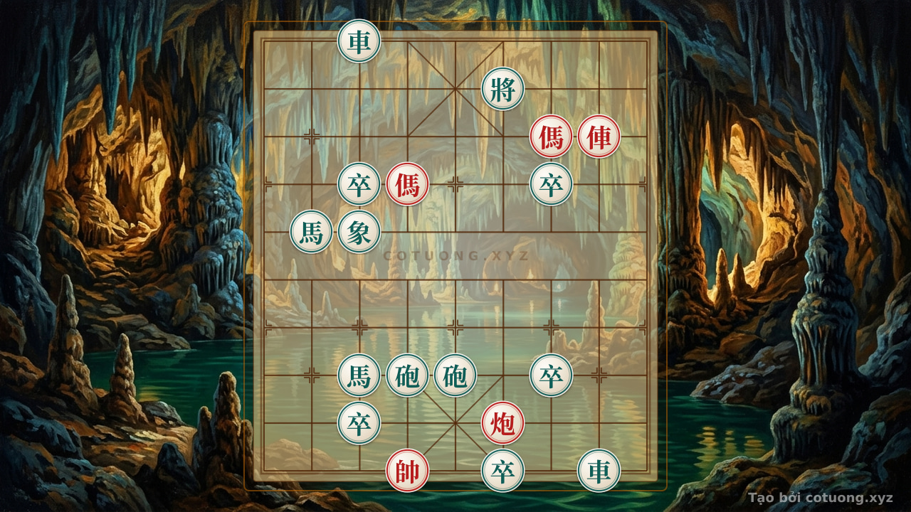 Thế cờ: Black General's Strategy: Defense Against the Red Chariot's Advance - Lessons for the Black Player — Cờ Tướng Online