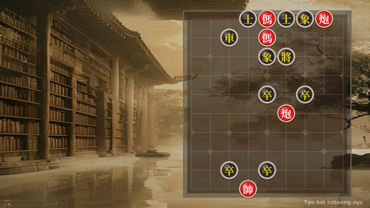 Thế cờ: Xiangqi: Attacking with Double Horses - Black's Strong Defense — Cờ Tướng Online