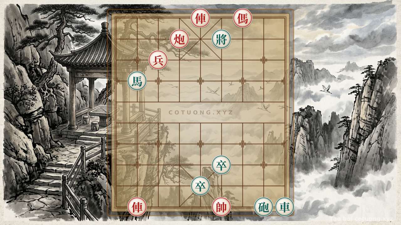 Thế cờ: Red Chariot Retreats 5 Tanks 10: The Fastest Checkmate Strategy in Chinese Chess — Cờ Tướng Online