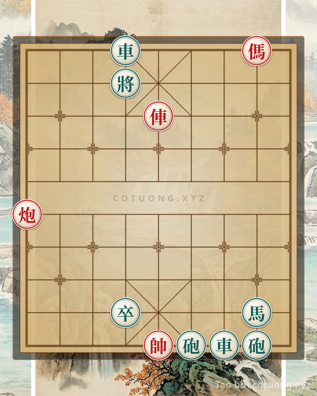 Challenge: The Ancient Counterattack Secret: How the Red Horse Can Break Through Two Black Chariots and Two Black Cannons in a Life-and-Death Battle #3f26 - Can you solve it?