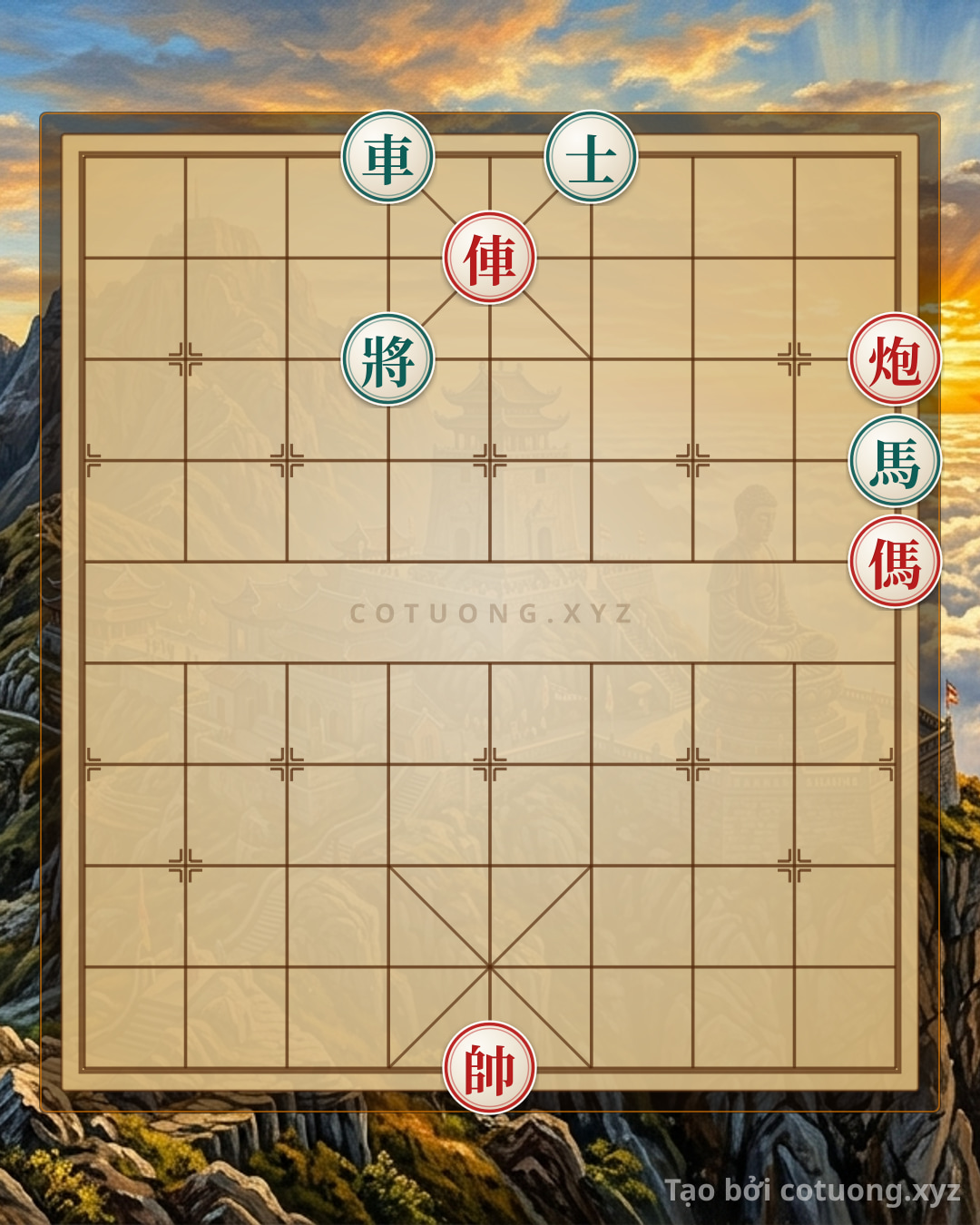 Challenge: The Divine Trap in the Jianghu Chessboard: Red Rook-Cannon-Horse vs. Black Rook-Horse-Elephant – The Survival Strategy from the Old General - Can you solve it?