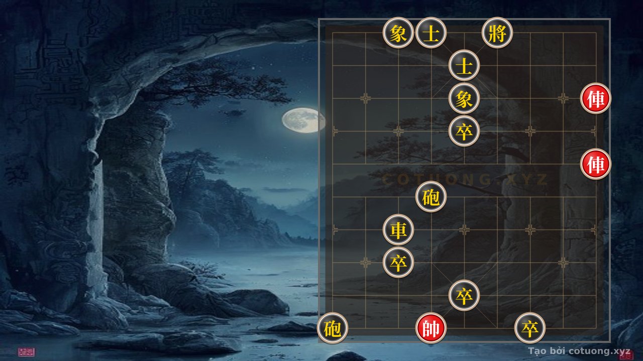 Thế cờ: Defensive Tips Against the Two Red Rooks and Red General Formation: A Steady Strategy for Black — Cờ Tướng Online