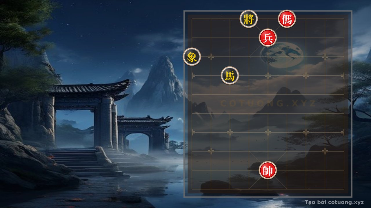 Thế cờ: Red General: Double Horse Leg Strategy - How to Defeat the Black Bishop — Cờ Tướng Online