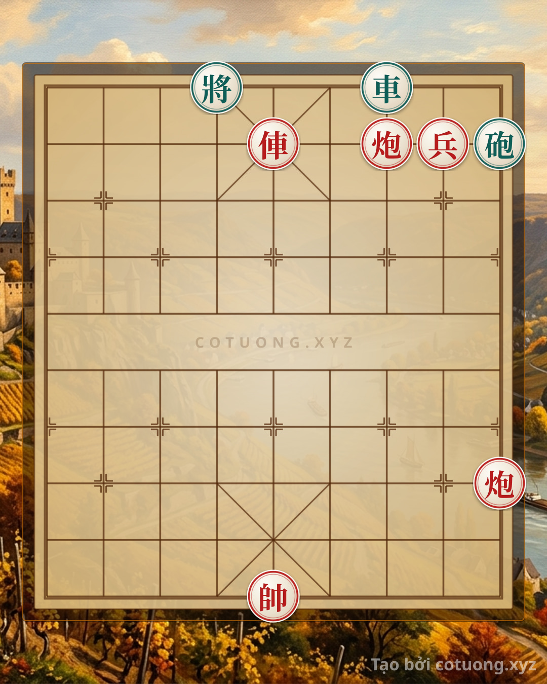 Challenge: Xa song pháo khóa chặt trung cung - Can you solve it?