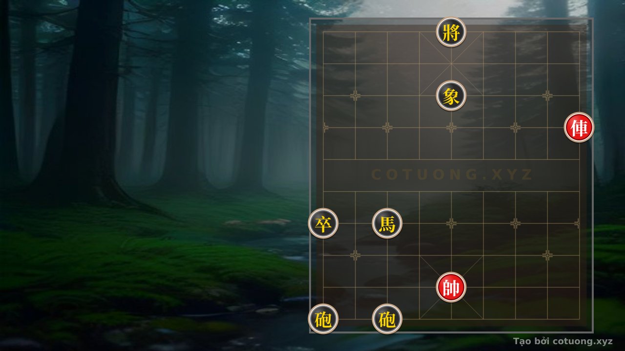 Thế cờ: The Hidden Trick to Break the Dangerous Rook vs. Two Cannons, Horse, Pawn and Elephant – The Unbeatable Strategy from White River — Cờ Tướng Online