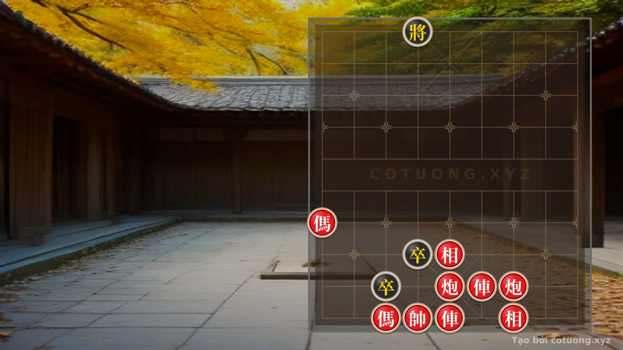 Thế cờ: Xiangqi: Double Horse vs. Black Pawn - Master Strategy to Defeat Level 5 Opponent — Cờ Tướng Online