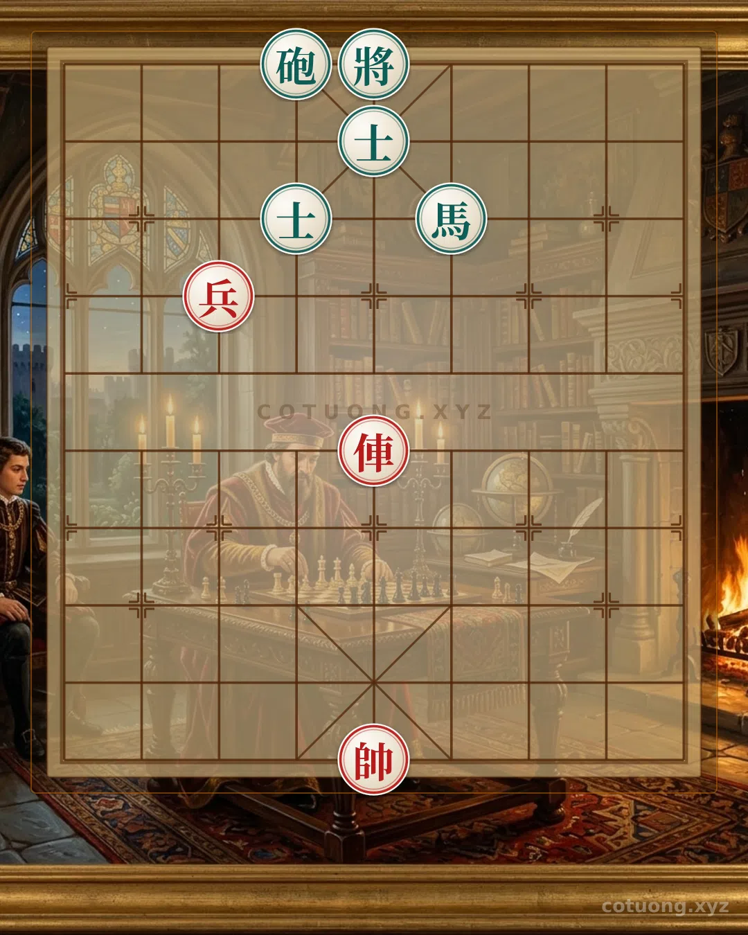 Thế cờ: The Secret to Reversing the Board: How to Defend Against Black's Killing Moves and Launch a Spectacular Counterattack — Cờ Tướng Online