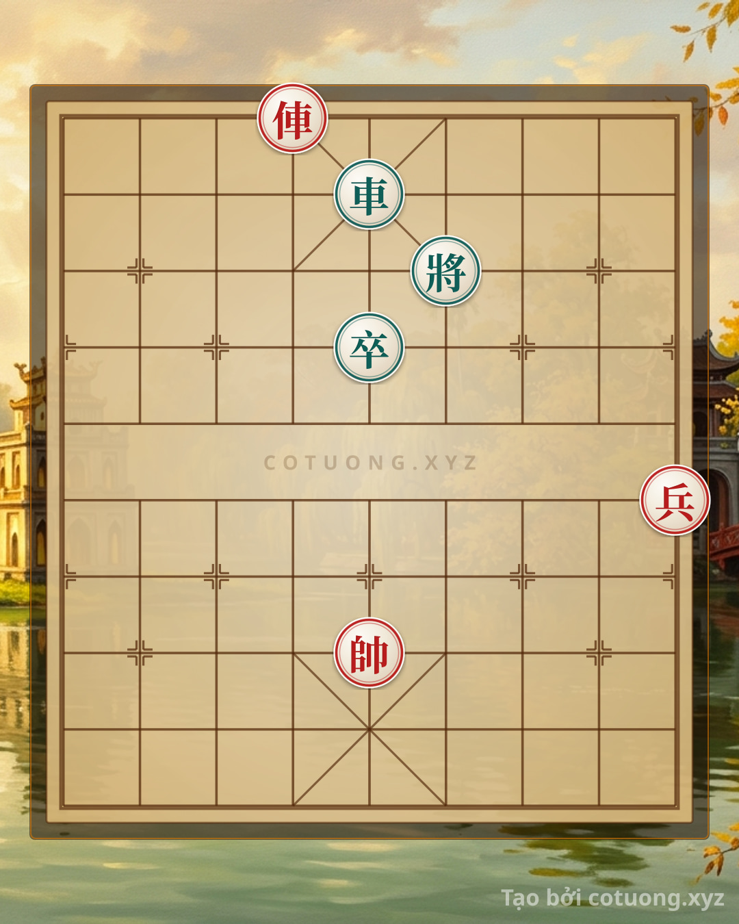 Challenge: Chinese Chess: Red Cannon Pounces Directly, Black General Retreats - Fastest Kill Solution - Can you solve it?