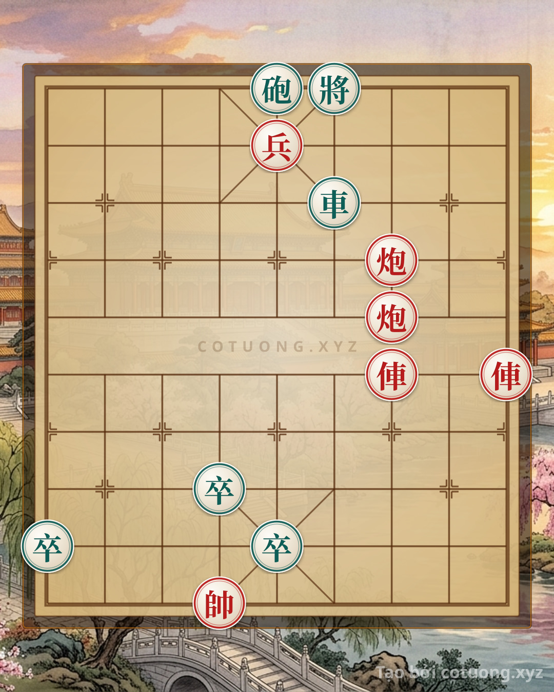 Challenge: Black Cannon 'Traps' Red Chariot: What Does the General's Move Not Know? - Can you solve it?